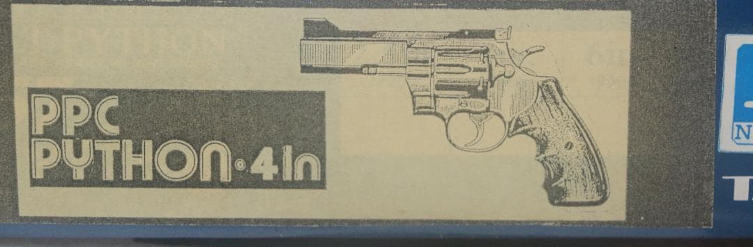 タイトー製ＨＷ樹脂モデルガン コルトパイソンPPCカスタム４インチ　SPG合法品