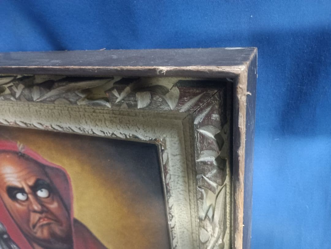 4967）馬堀喜孝 油絵F8号 ダルマ 美術品・アンティーク・コレクション