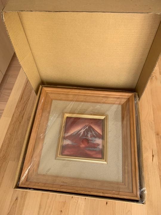 ☆新品・未使用☆ 七宝焼　新赤富士