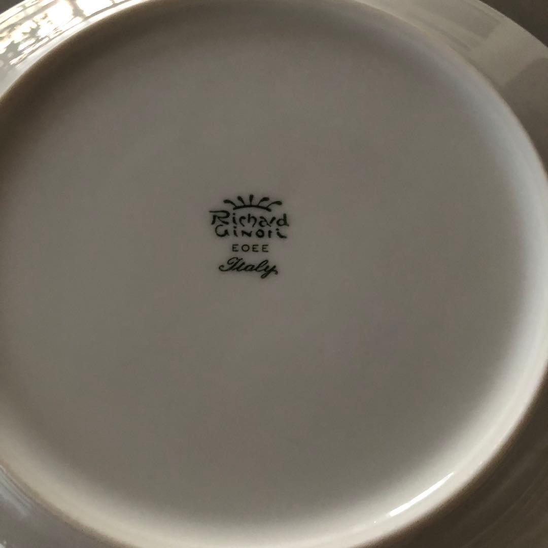 ジノリ　ケーキ皿　ボンジョルノ・プルーン　６枚セット