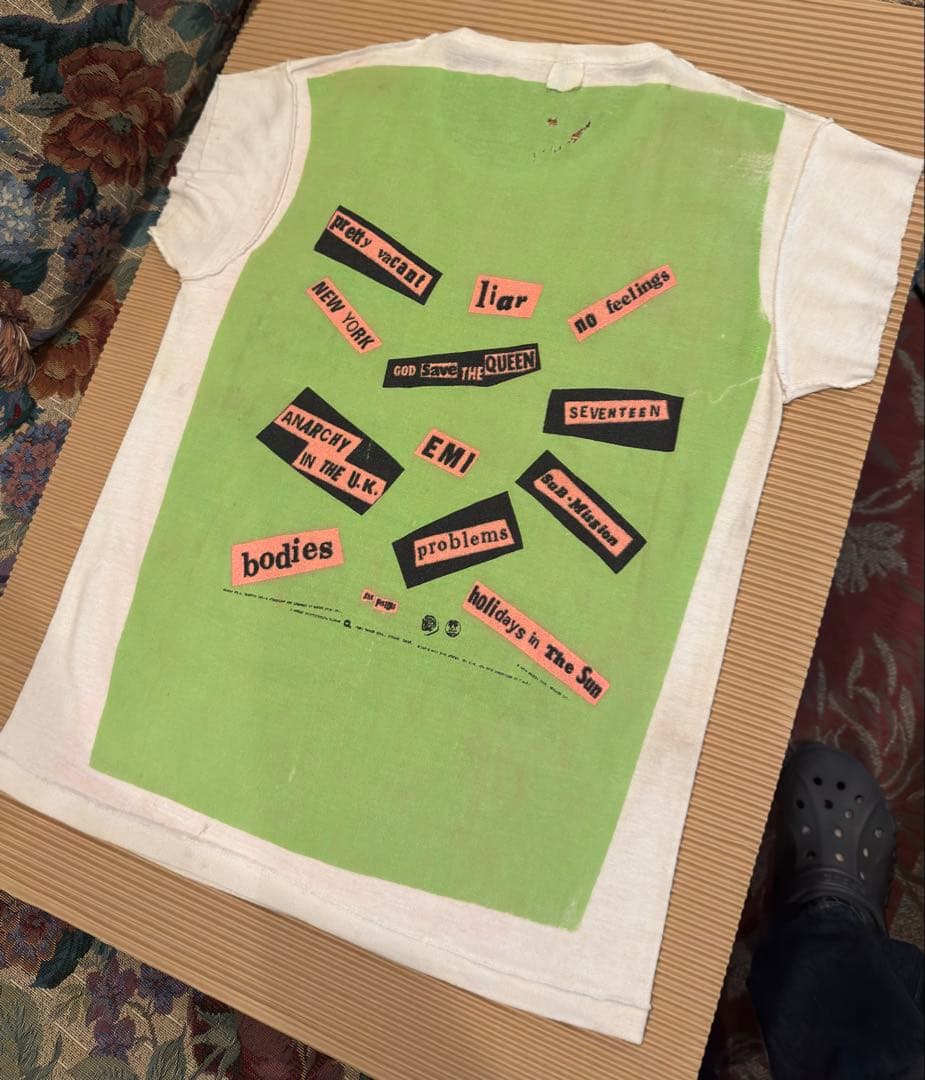 ミュージシャン Sex Pistols 1979 US promotion T shirt