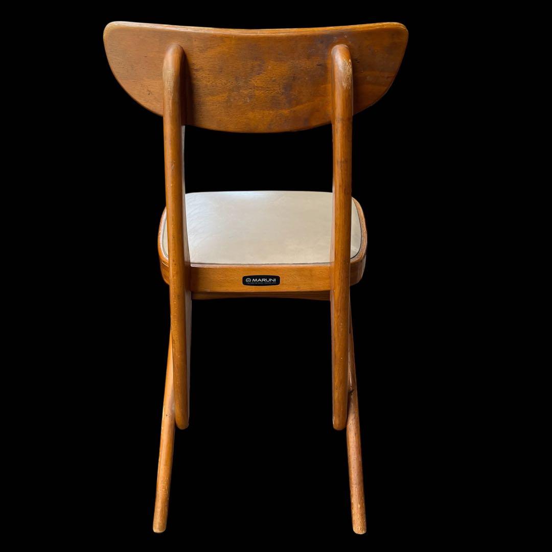 北欧レトロ オールドマルニ デルタチェア 無垢材 ベントウッドチェアー 木製椅子