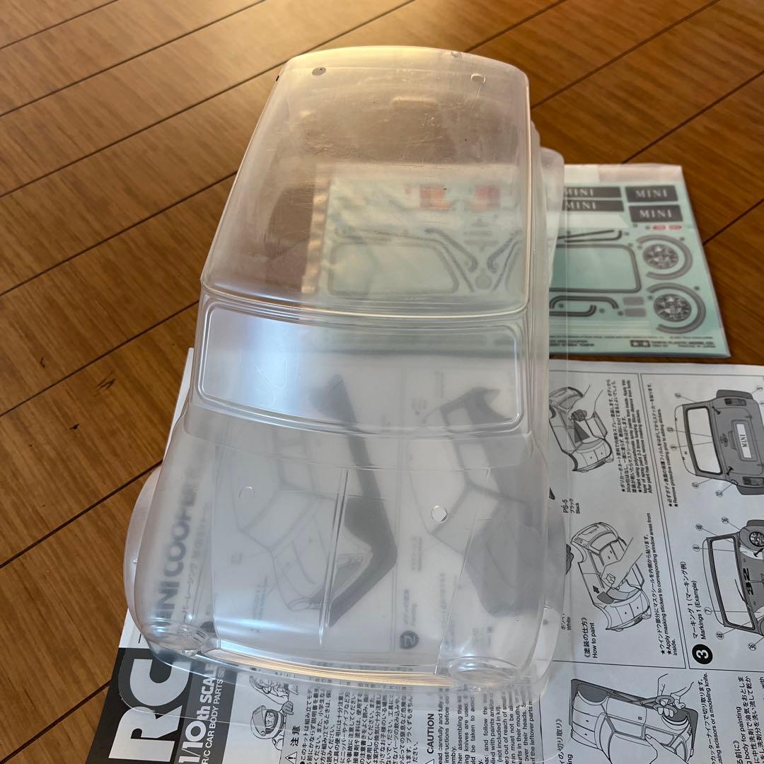 絶版　タミヤ ミニクーパー 1/10 ポリカーボネートボディキット