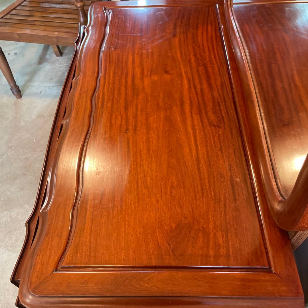 アンティーク・マホガニー・ミラーチェスト