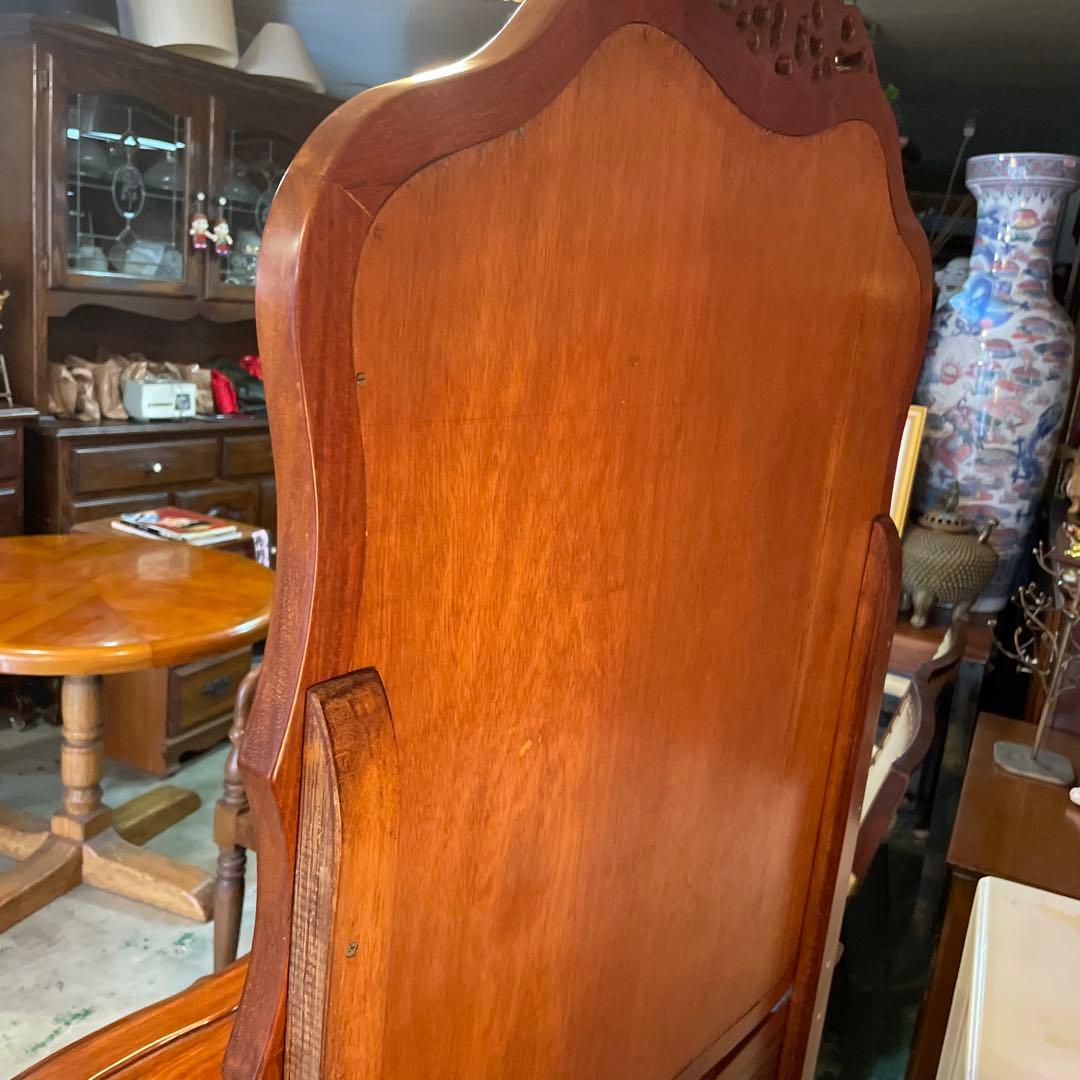 アンティーク・マホガニー・ミラーチェスト