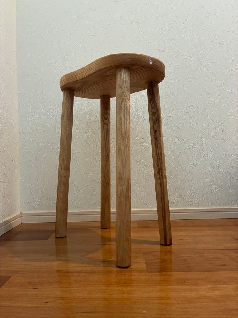 注文製作　栗の無垢材のスツール