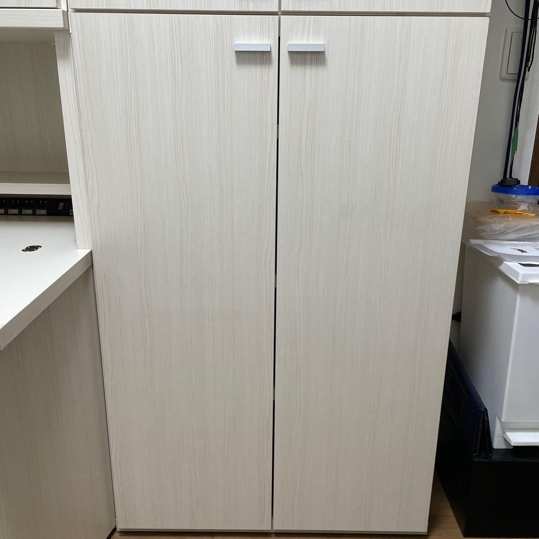 フナモコ　リビングシェルフ　ホワイトウッド　KFD-74/KFS-74