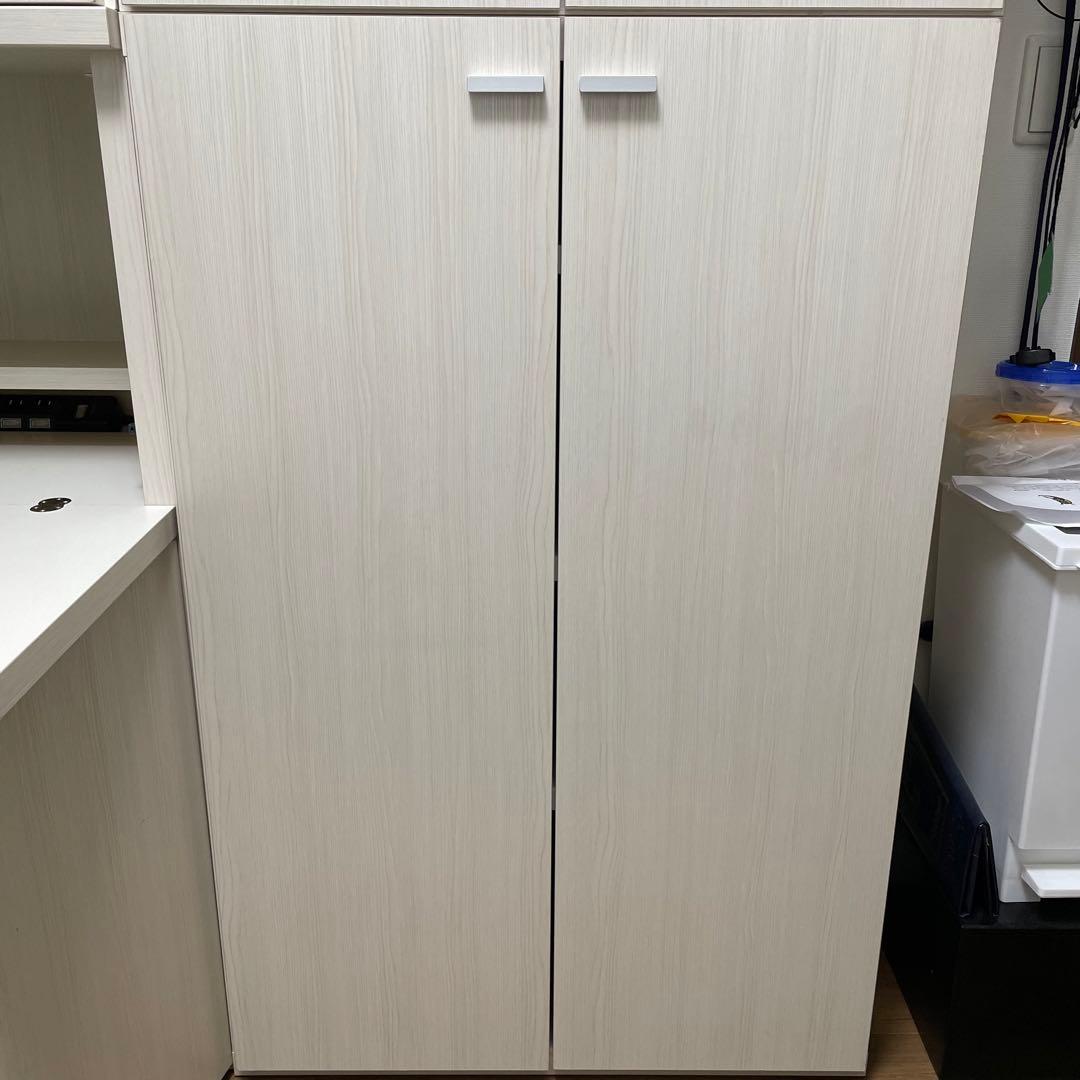 フナモコ　リビングシェルフ　ホワイトウッド　KFD-74/KFS-74