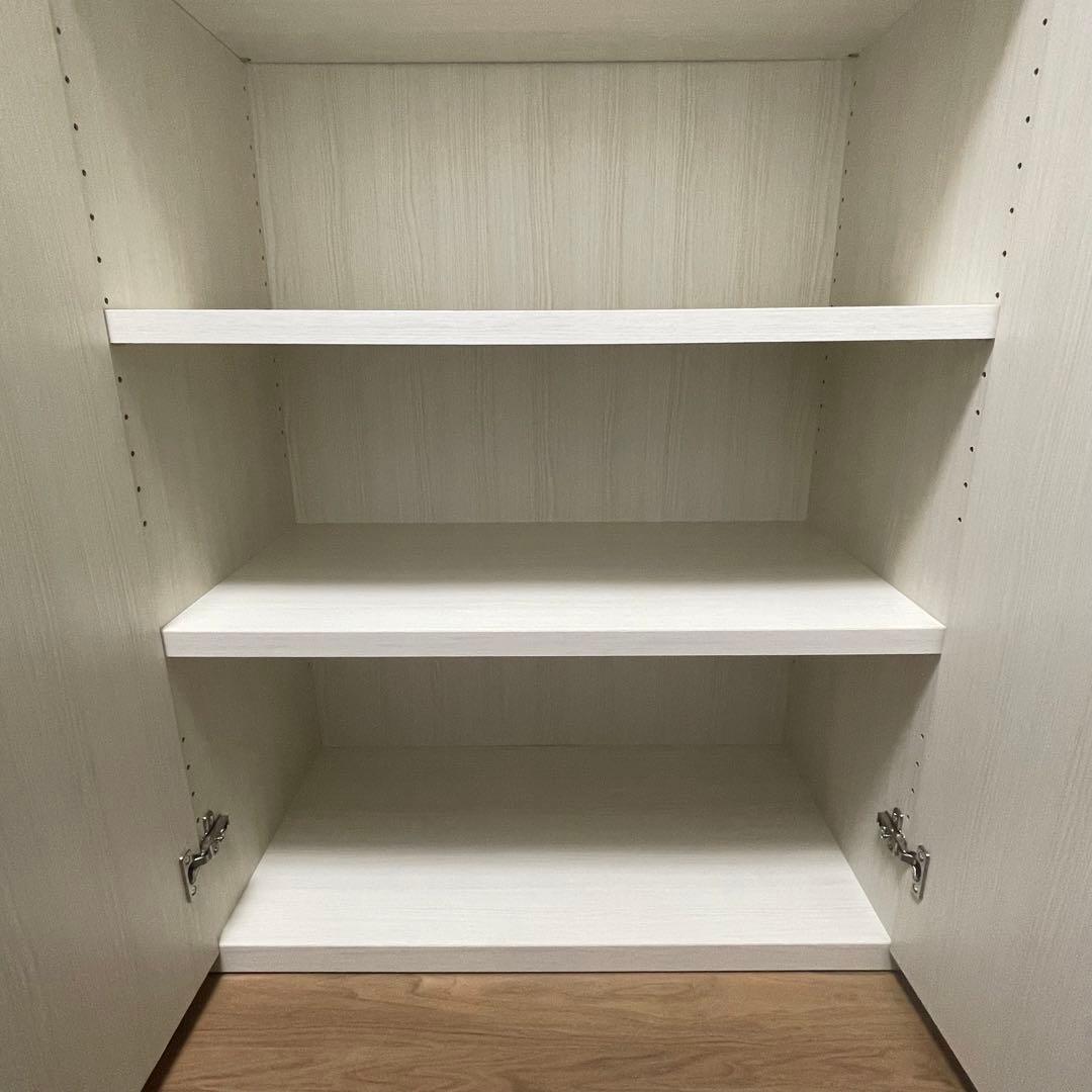 フナモコ　リビングシェルフ　ホワイトウッド　KFD-74/KFS-74