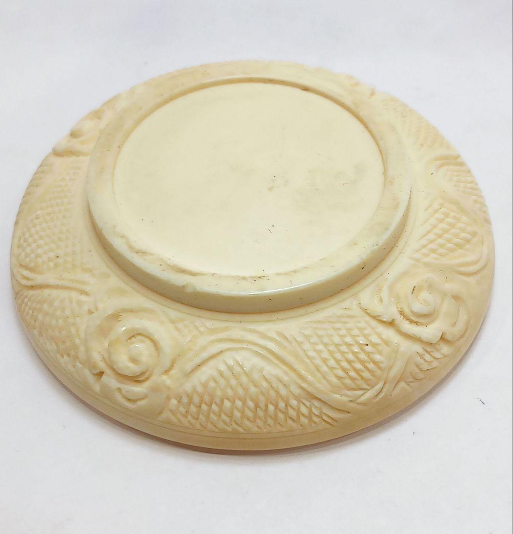 Y3122-65 高級彫刻 雲龍文 香合 33.1g　TTT