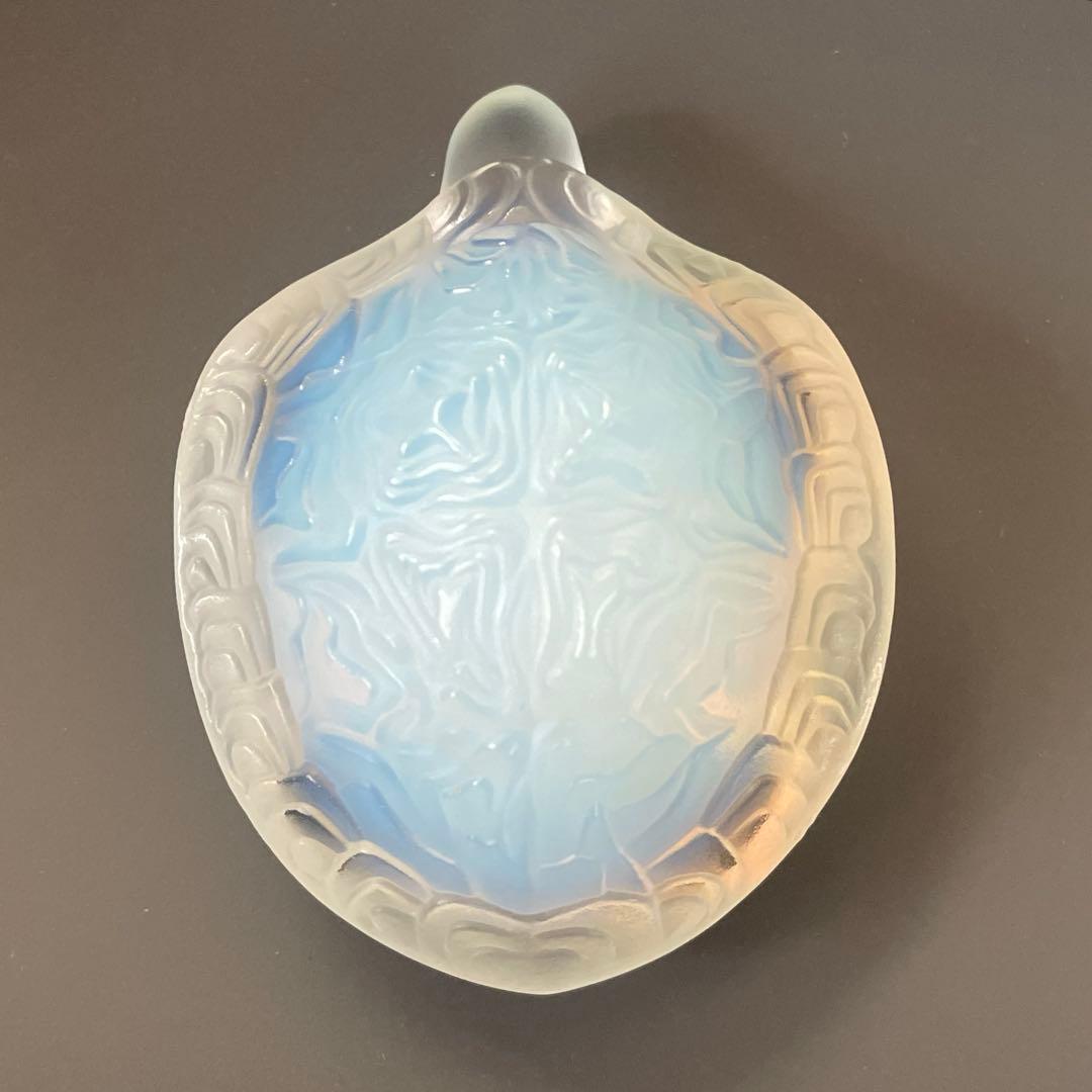 ラリック LALIQUE 亀 オブジェ ガラス クリスタル フィギュリン