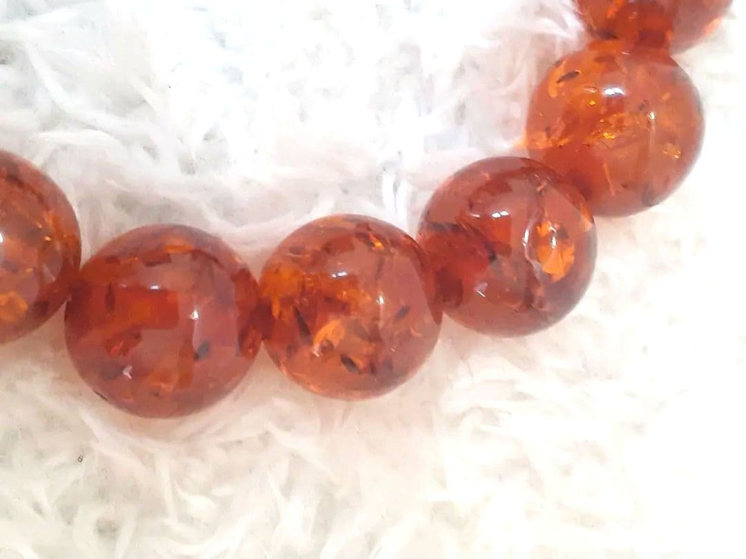 琥珀　ブレスレット　サイズ16～17