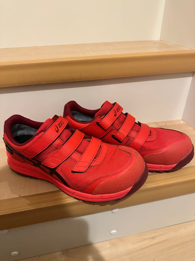 asics CP602 G-TX ファイアリーレッド 安全靴　27cm値引き可