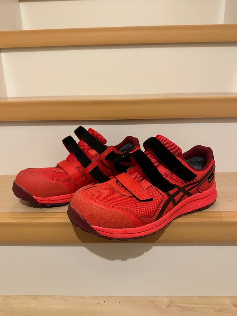 asics CP602 G-TX ファイアリーレッド 安全靴　27cm値引き可