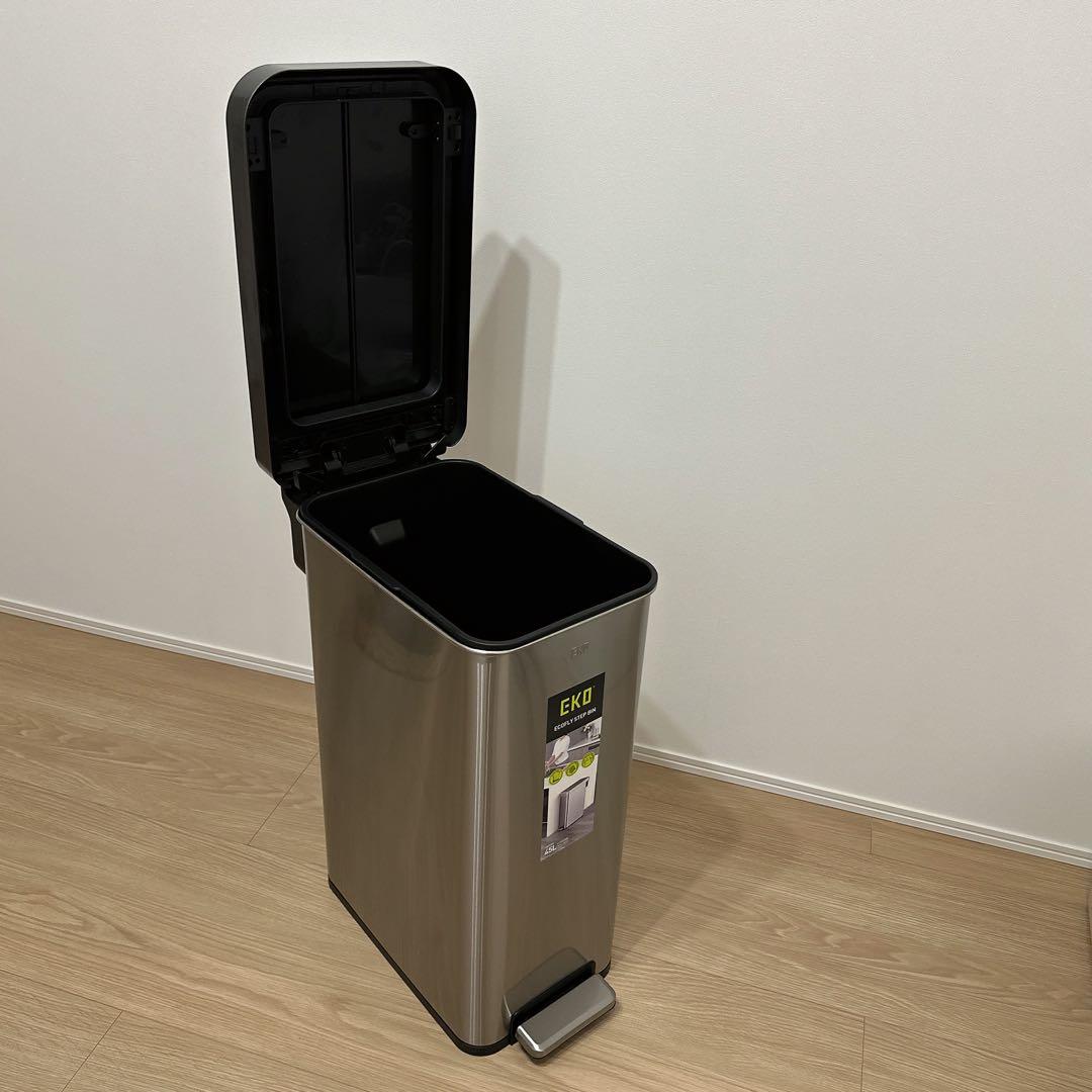 EKO ゴミ箱　ペダル式　両開き　45L EK9282 ふた付き　大容量