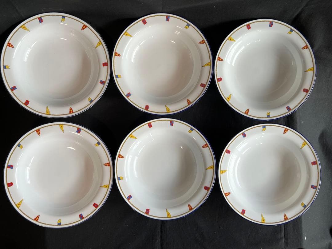 リチャードジノリ　クリッパー　スーププレート　21.5cm