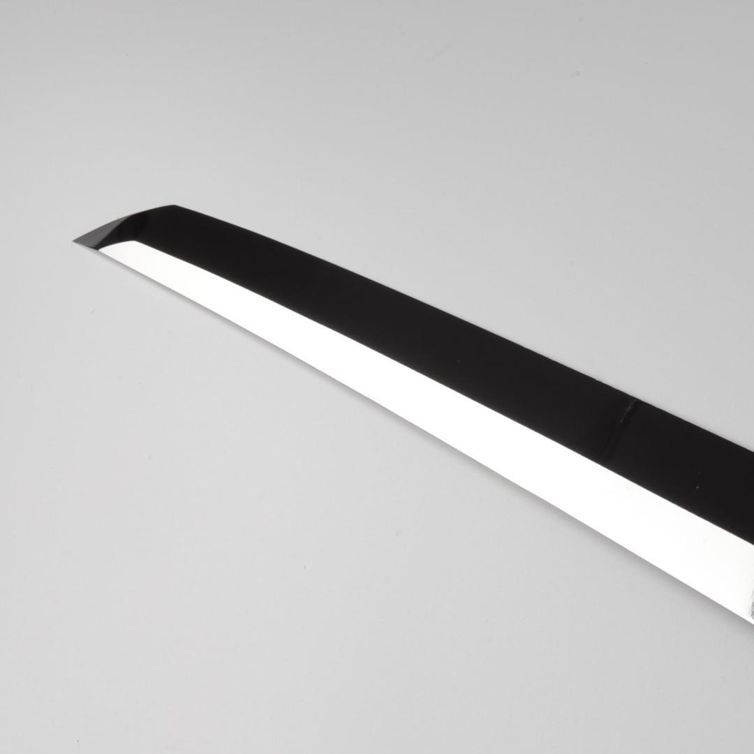 梵静刃物マグロ包丁刃渡700mm鏡面仕上げ 刺身包丁反りスネークウッド柄 鞘付き