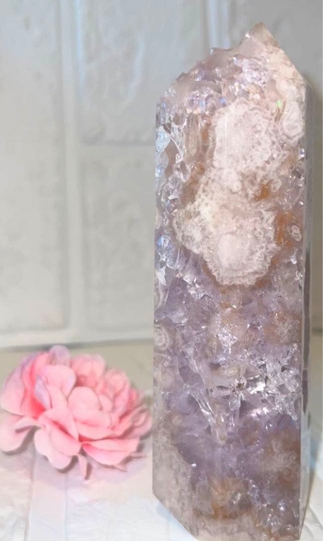 ⑫ピンクアメジスト♥️フラワーアゲート♥️タワー♥️桜瑪瑙♥️チェリーブロッサム♥️花瑪瑙