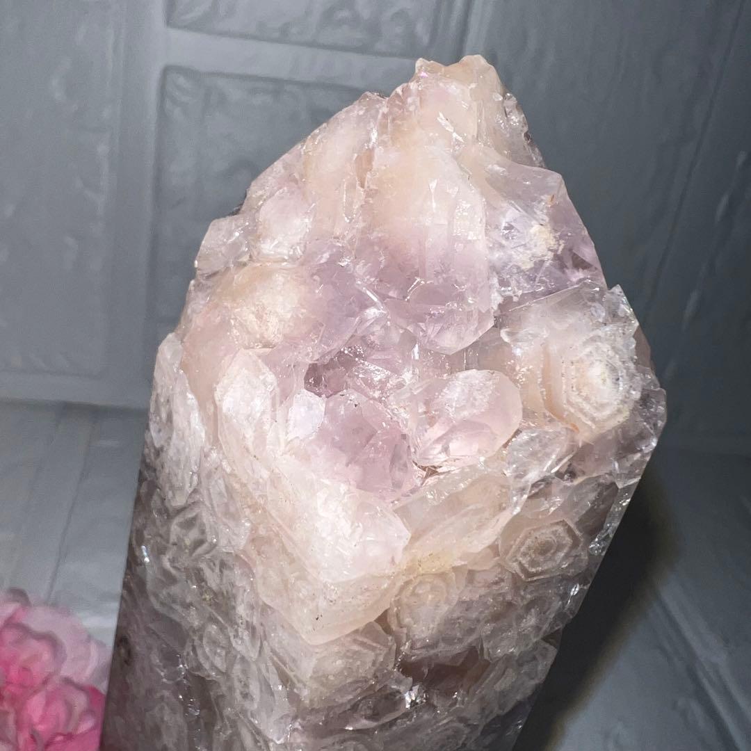 ⑫ピンクアメジスト♥️フラワーアゲート♥️タワー♥️桜瑪瑙♥️チェリーブロッサム♥️花瑪瑙