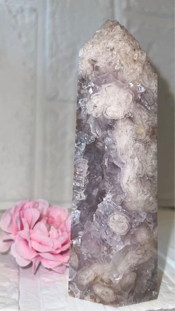 ⑫ピンクアメジスト♥️フラワーアゲート♥️タワー♥️桜瑪瑙♥️チェリーブロッサム♥️花瑪瑙