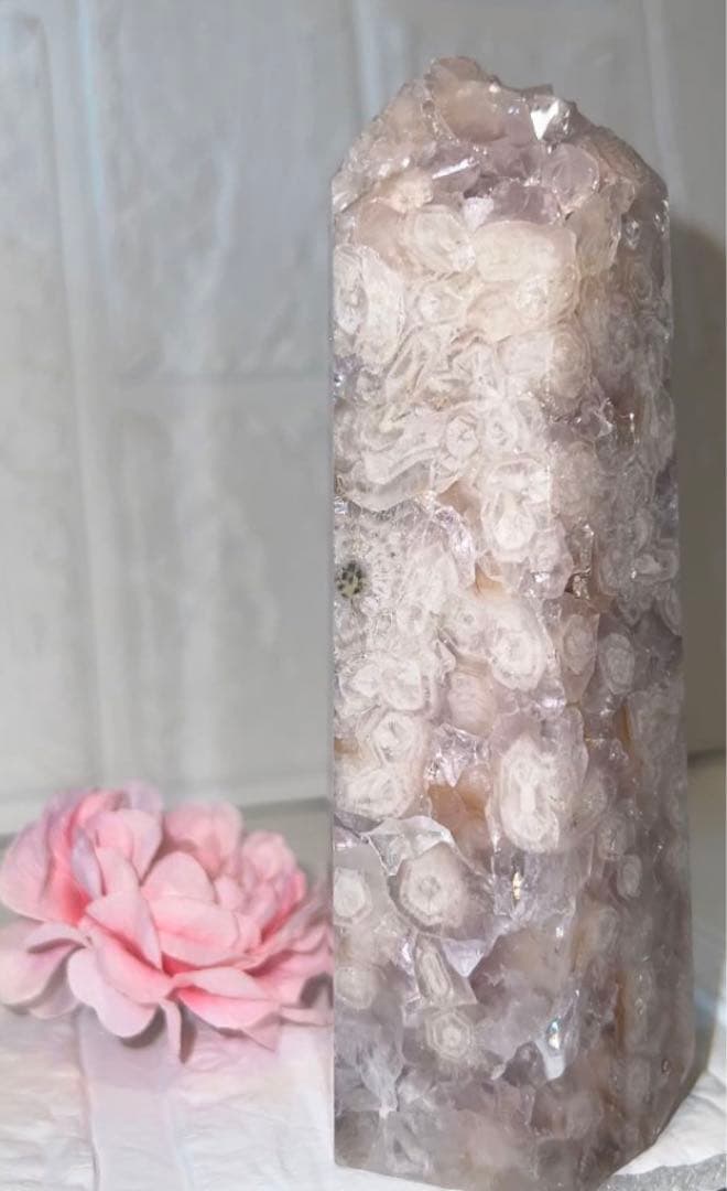 ⑫ピンクアメジスト♥️フラワーアゲート♥️タワー♥️桜瑪瑙♥️チェリーブロッサム♥️花瑪瑙