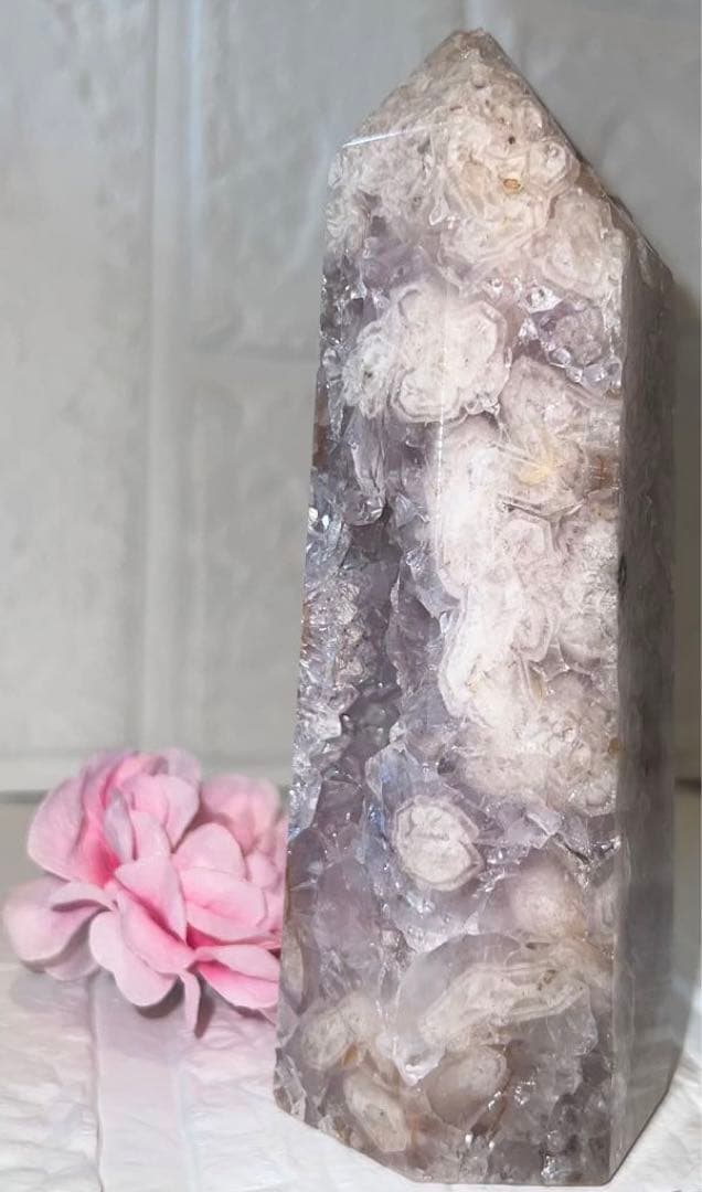 ⑫ピンクアメジスト♥️フラワーアゲート♥️タワー♥️桜瑪瑙♥️チェリーブロッサム♥️花瑪瑙