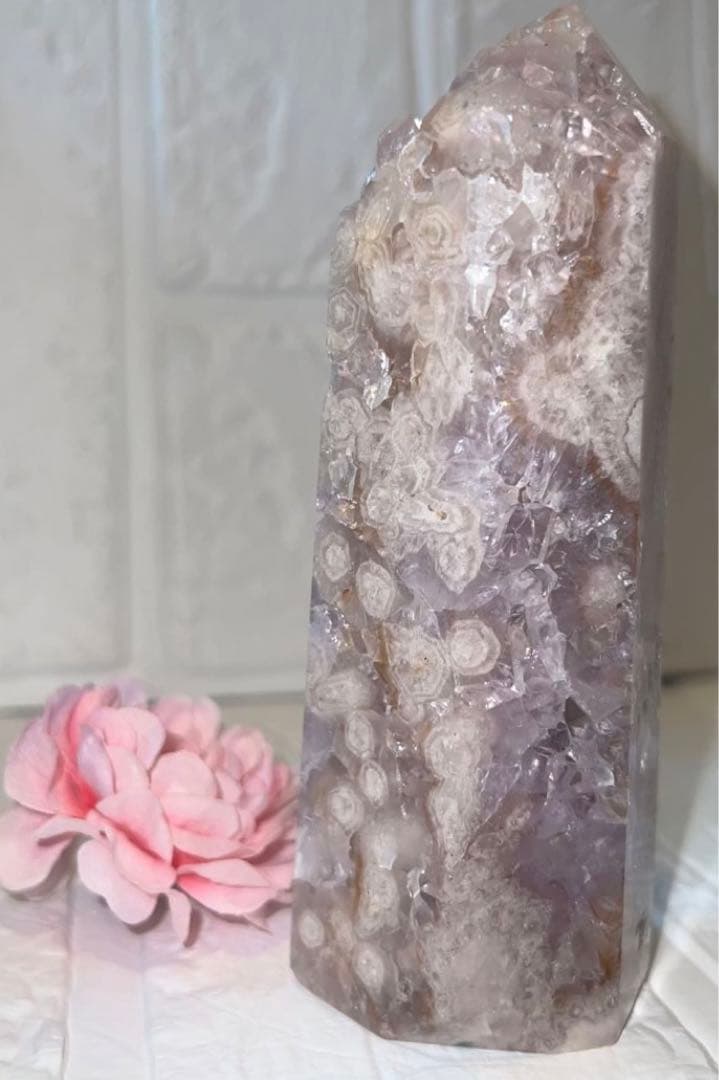 ⑫ピンクアメジスト♥️フラワーアゲート♥️タワー♥️桜瑪瑙♥️チェリーブロッサム♥️花瑪瑙