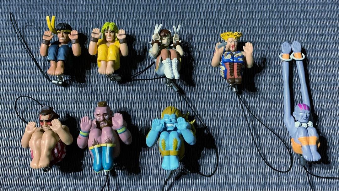 ストリートファイターII土下座ストラップ 挑戦者乱入編 8種類