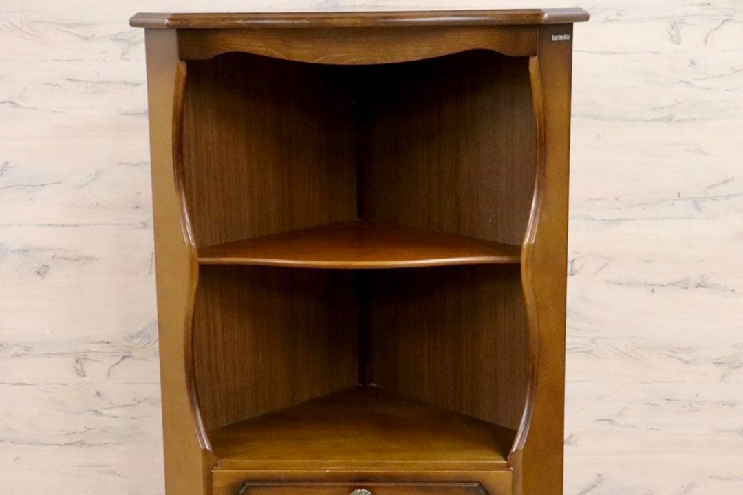 GMIK100○karimoku / カリモク コーナーキャビネット 飾り棚