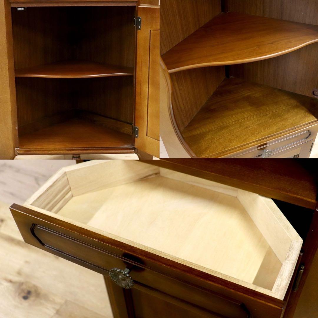 GMIK100○karimoku / カリモク コーナーキャビネット 飾り棚