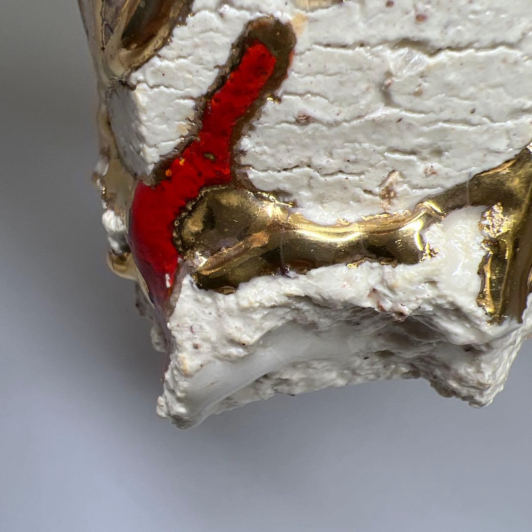 市川透　葉隠粉引徳利　共箱　高さ約15㎝　東Y7-1010☆2Fトヒカコ