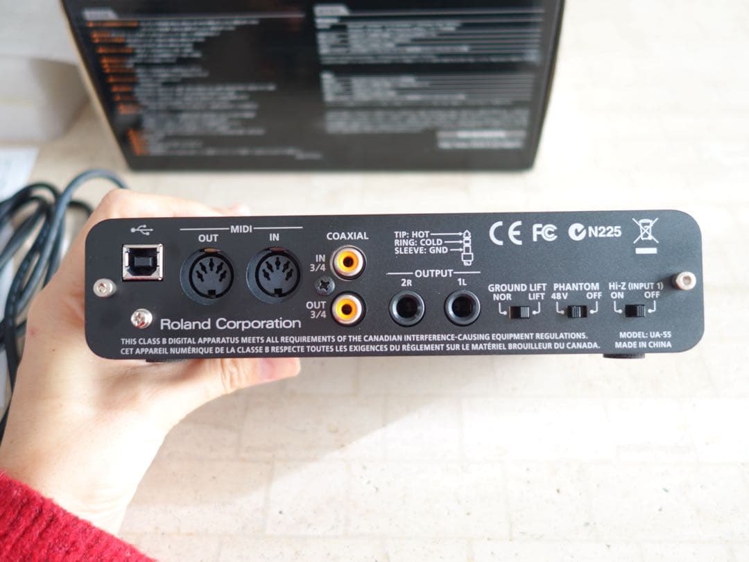 Roland QUAD-CAPTURE オーディオインターフェイスUSB2.0