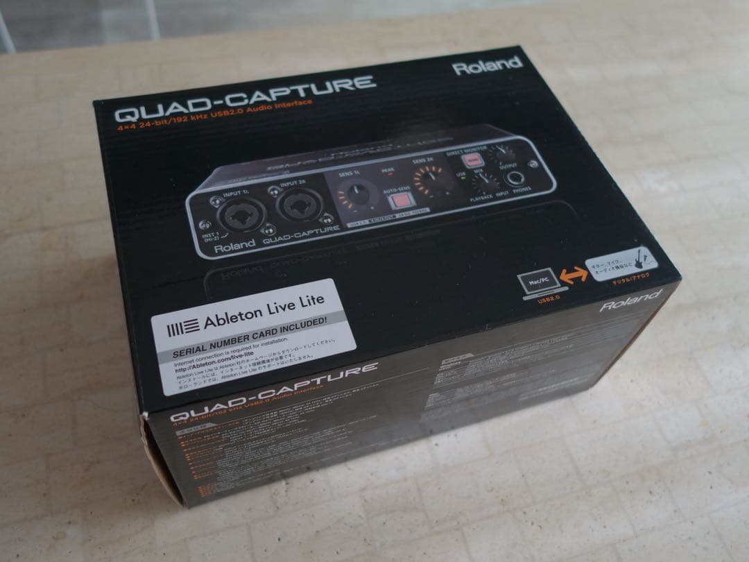 Roland QUAD-CAPTURE オーディオインターフェイスUSB2.0