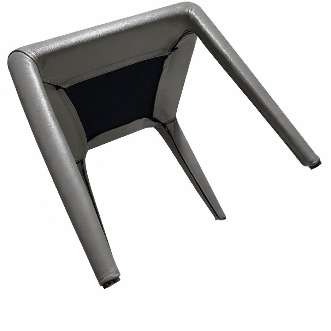 Cassina カッシーナ HOLA オラチェア ダイニングチェア 本革 グレー