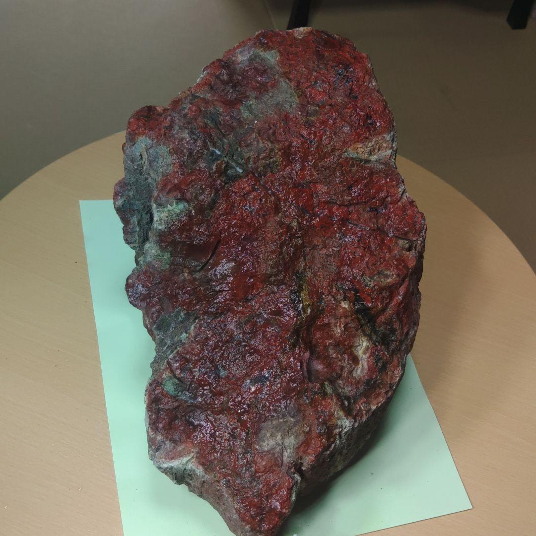 天然石　赤石　佐渡の赤石　赤玉石 パワーストーン　18.5kg　遺品整理yori