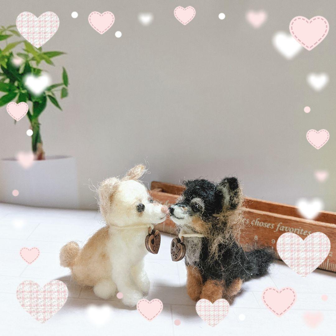 □KingLunaさま専用愛犬チワワちゃん2体ミニチュアオーダー確認用ページ□