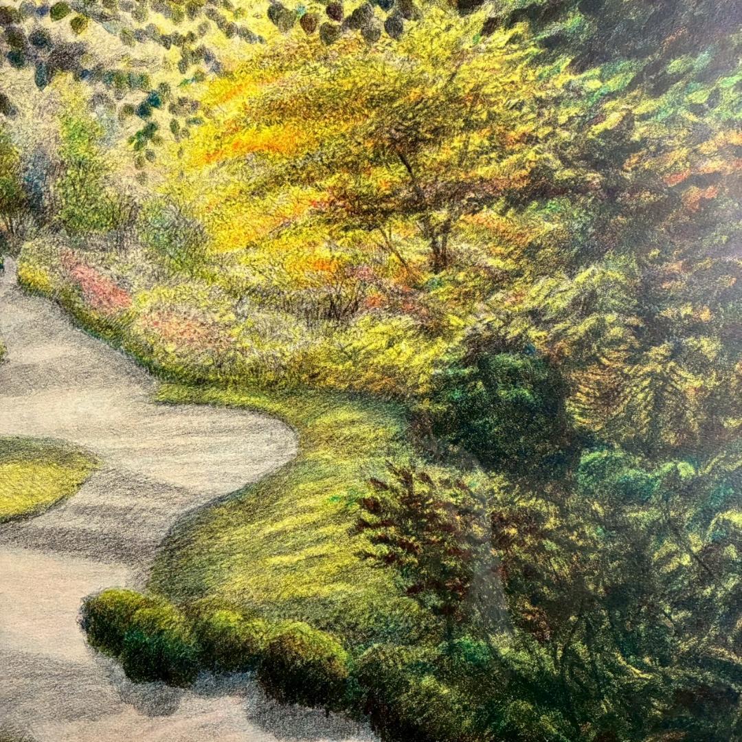 ハロルド・アルトマン「trio」リトグラフ 1988年 直筆サイン入り 額縁入り