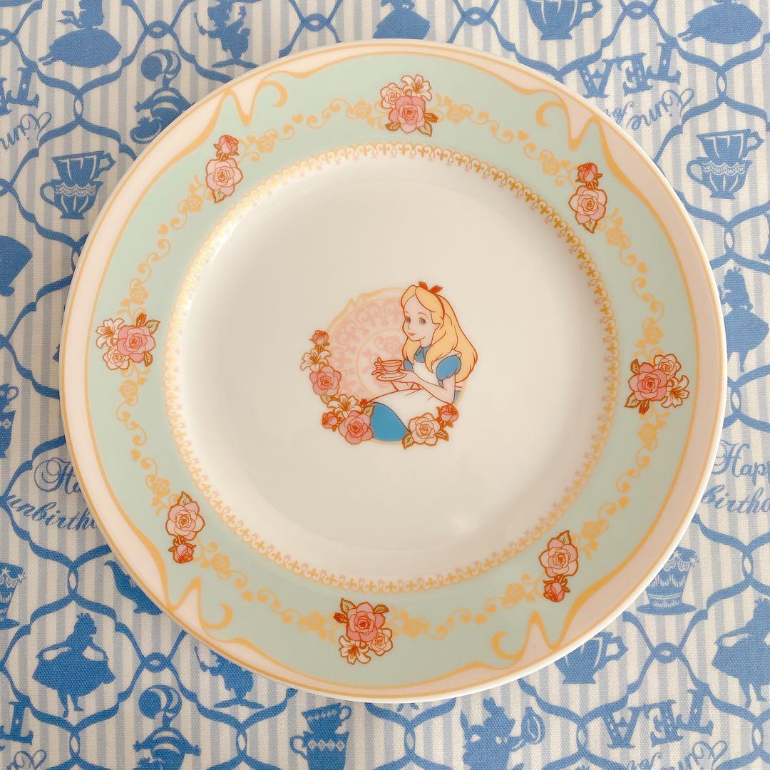 未使用 Disney ディズニー アリス 皿 アフタヌーンティー 3枚セット