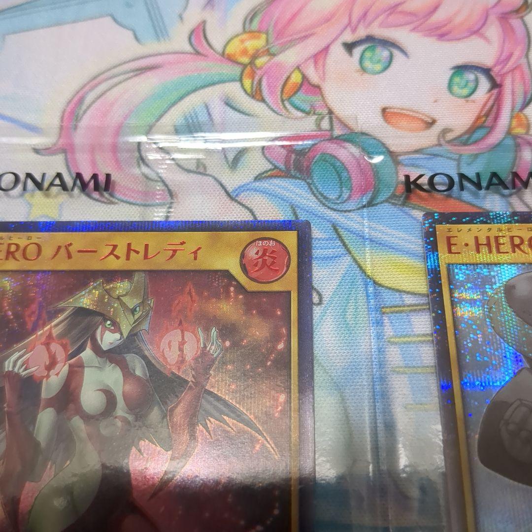 遊戯王ラッシュデュエル　E・HERO バーストレディ クレイマン　RED 赤文字