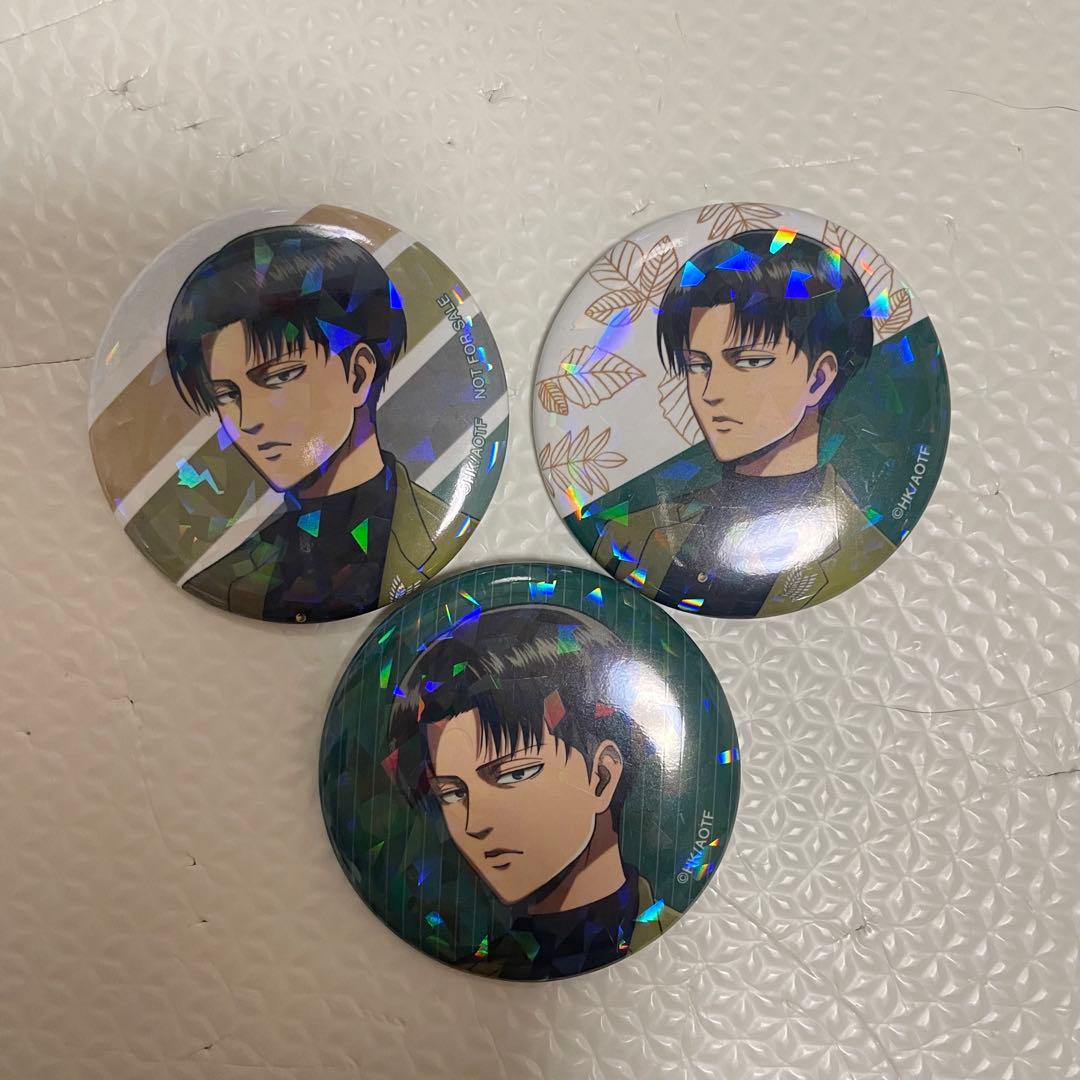 進撃の巨人] リヴァイ・アッカーマン 缶バッジ - メルカリ