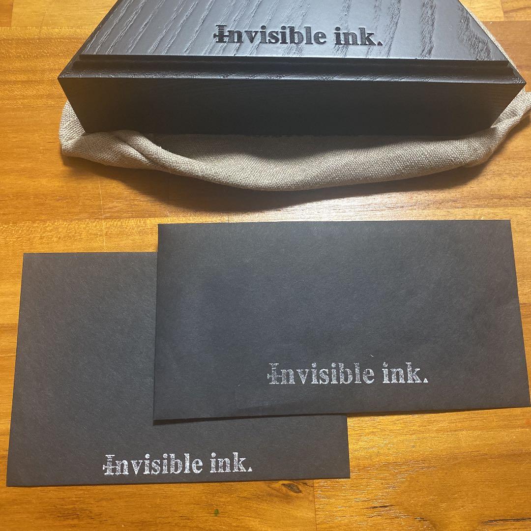 インビジブルインク　新品未使用品　希少品