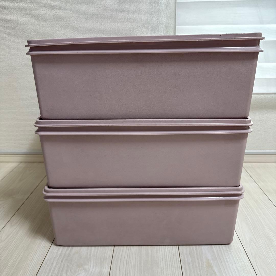 Tupperware タッパーウェア スーパーケース 浅型3個 - メルカリ