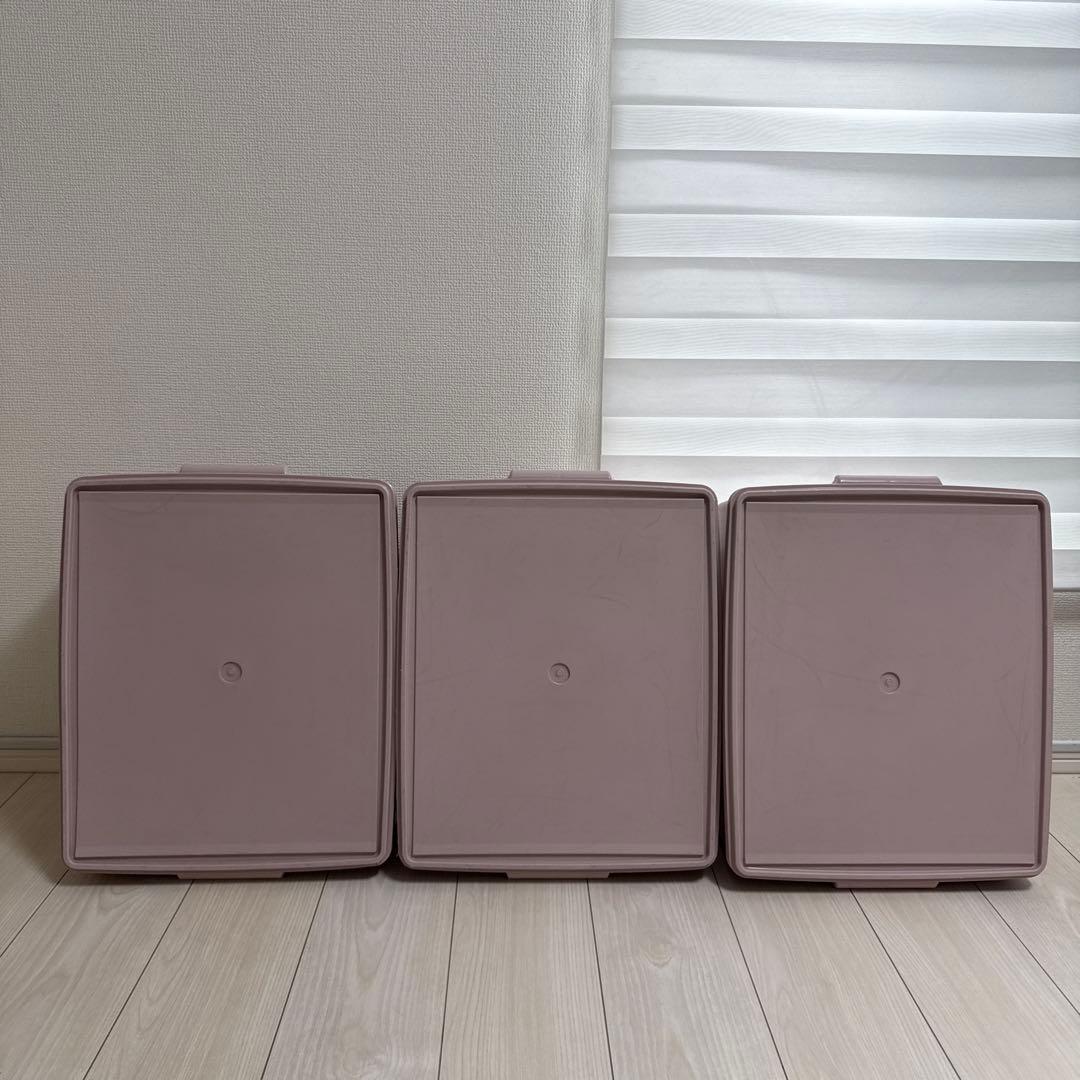 Tupperware タッパーウェア スーパーケース 浅型3個 - メルカリ