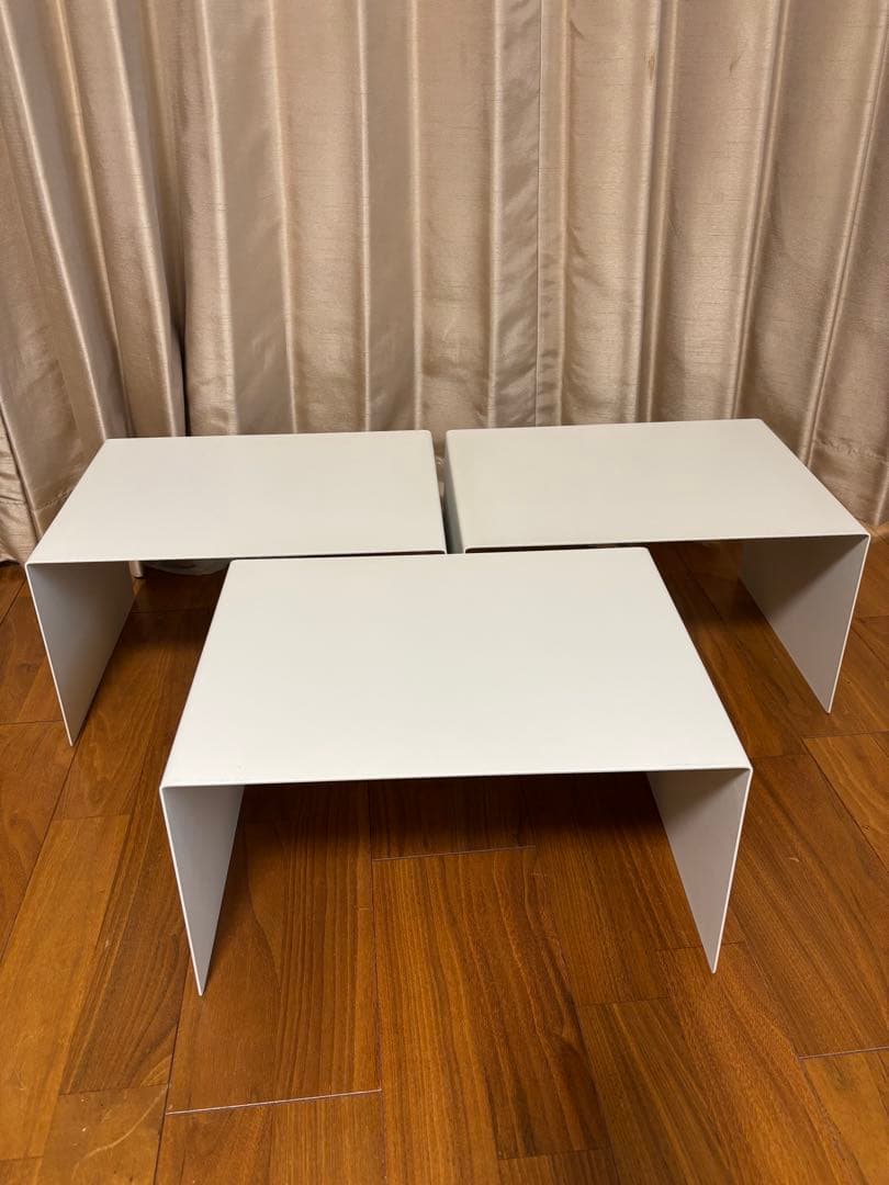 【無印良品】スタッキングシェルフ コの字棚/3個