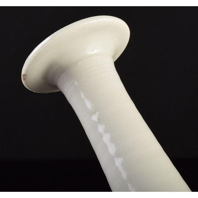 朝鮮美術 李朝 高麗白磁 染付 花文 長頸瓶 - メルカリ