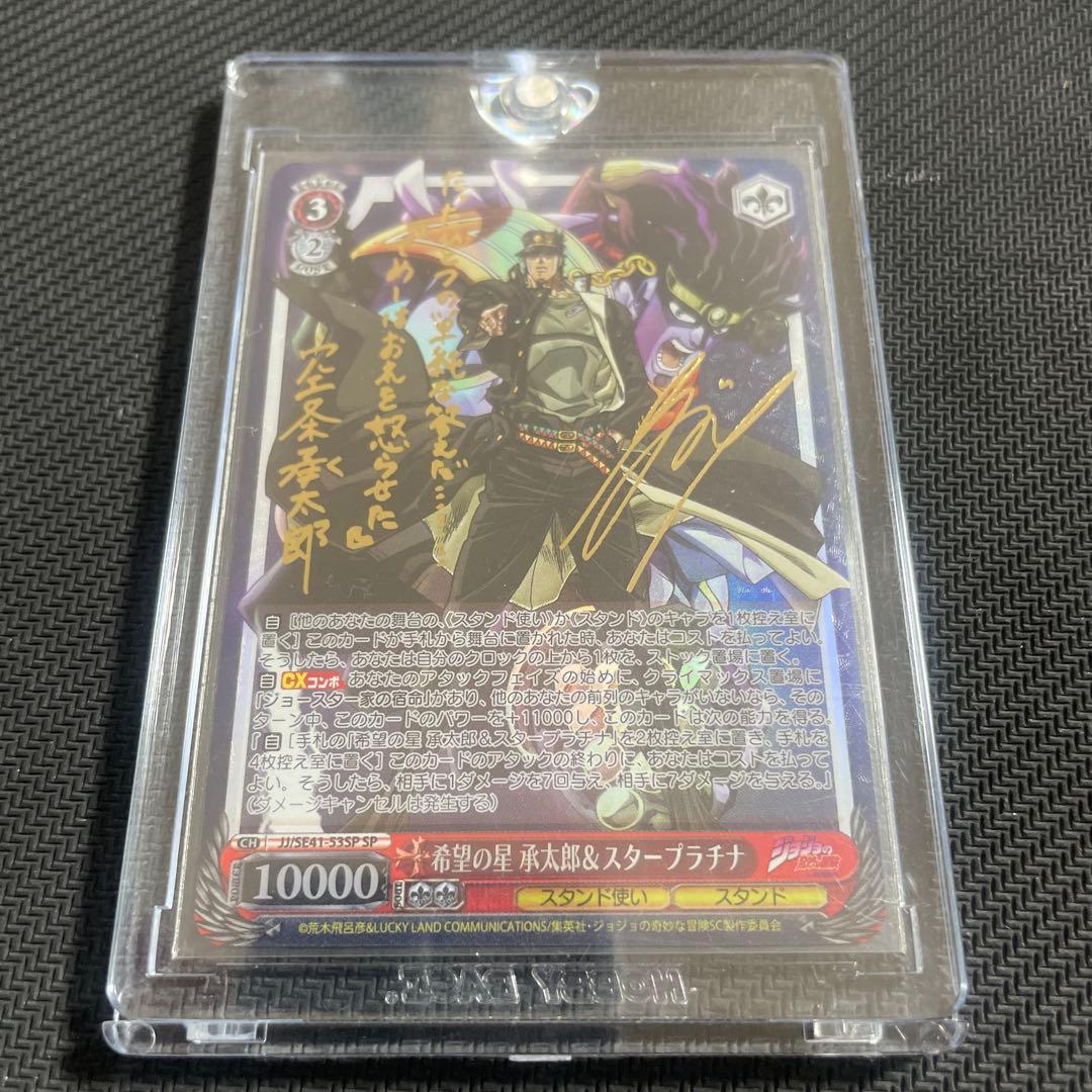 ジョジョ ヴァイス 3部 空条承太郎 花京院典明 ポルナレフ サイン SP