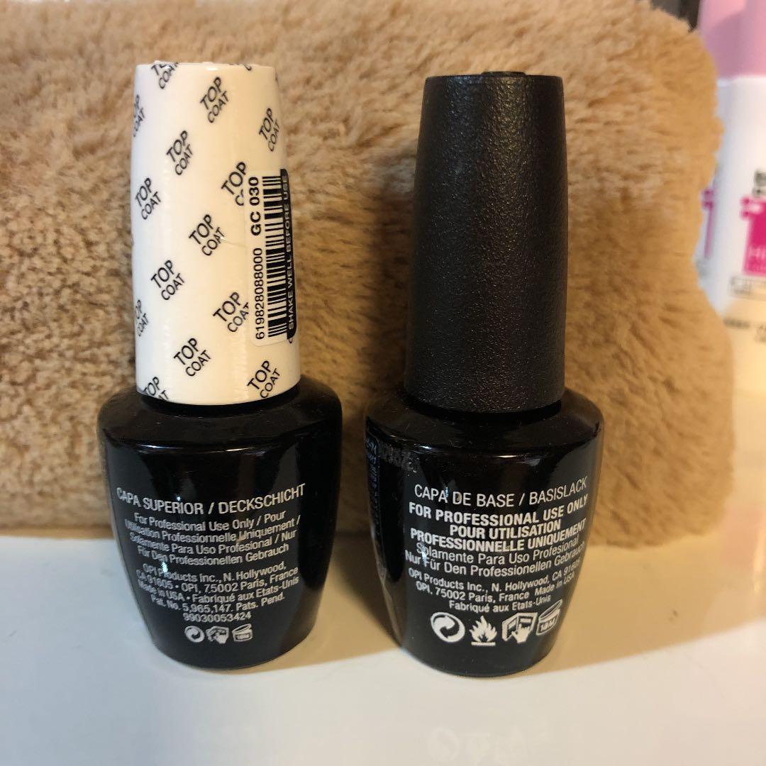 OPI ベース  トップコート　ジェルネイルセット