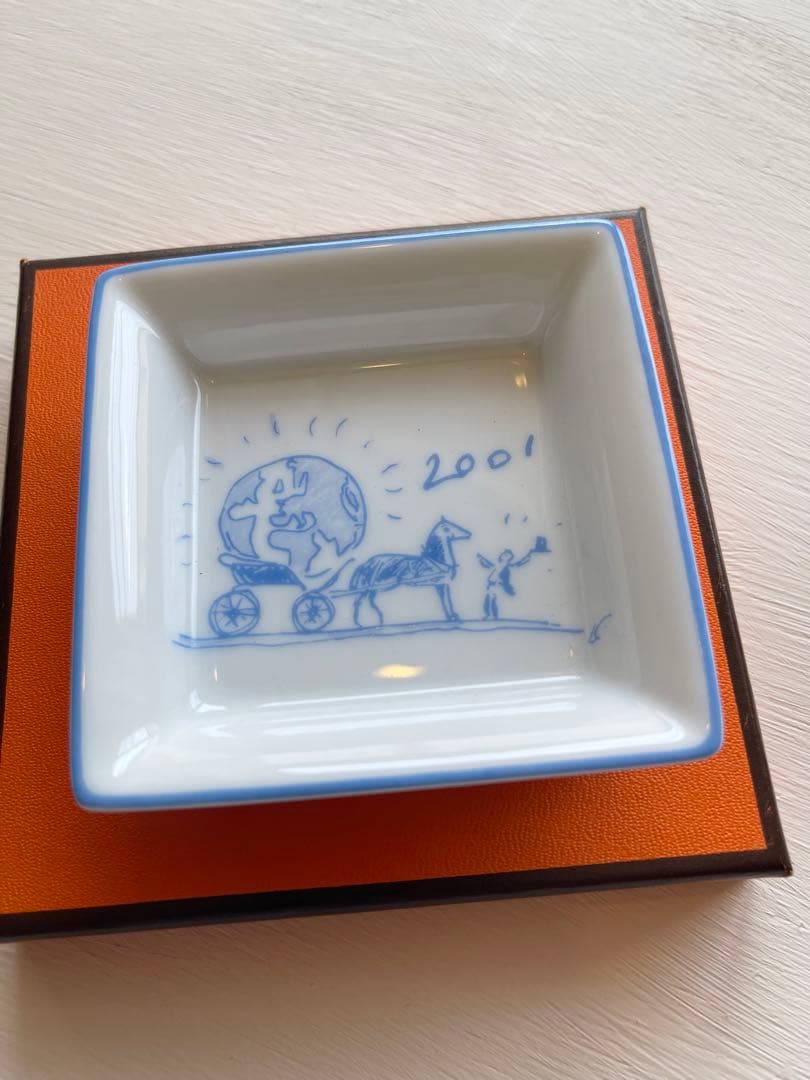 極希少非売品】HERMES エルメス 1999年限定 星を巡る旅 ミニプレート