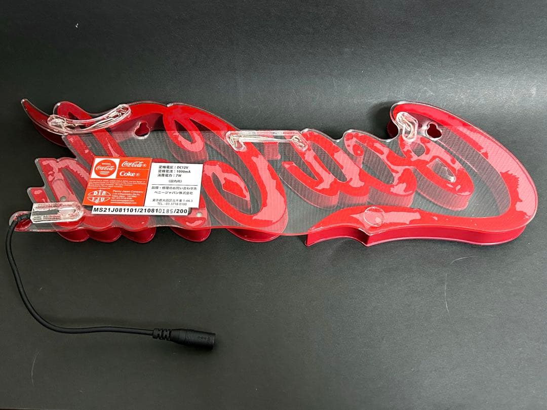 コカコーラ ミニレタリングサイン LEDネオンサイン