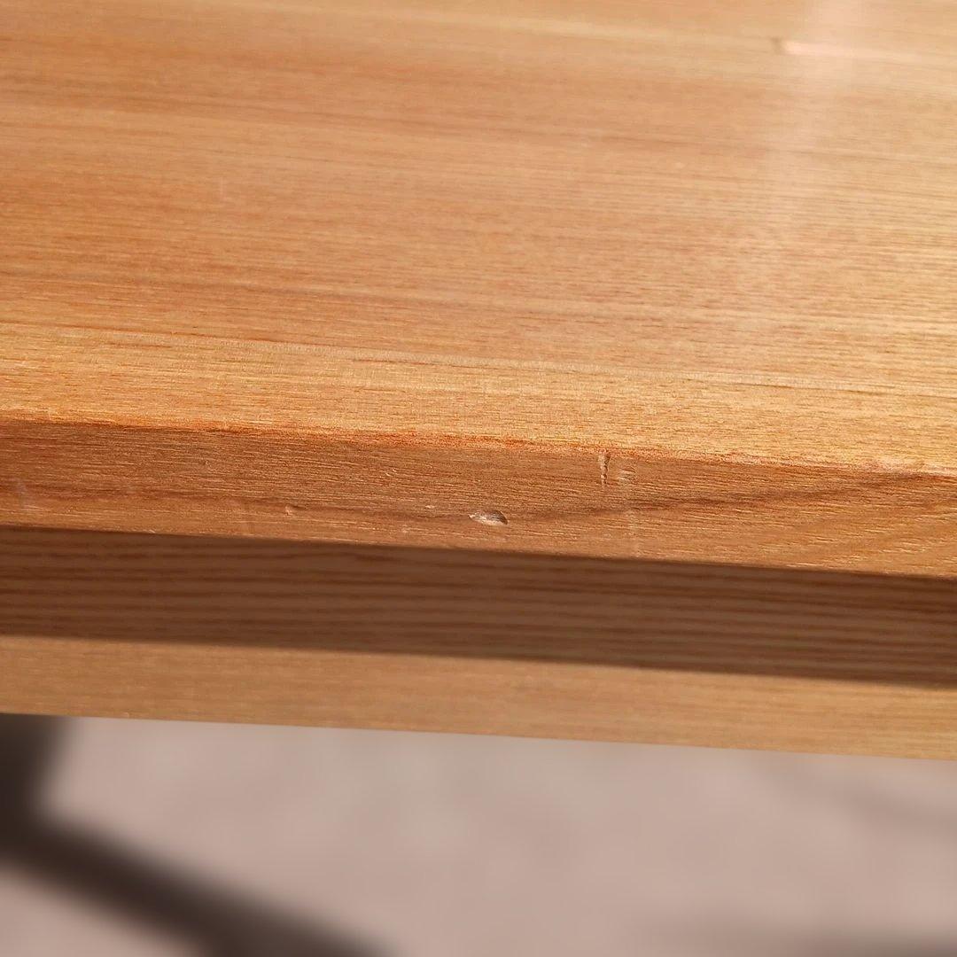 木製シンプルデスク 引き出し付き